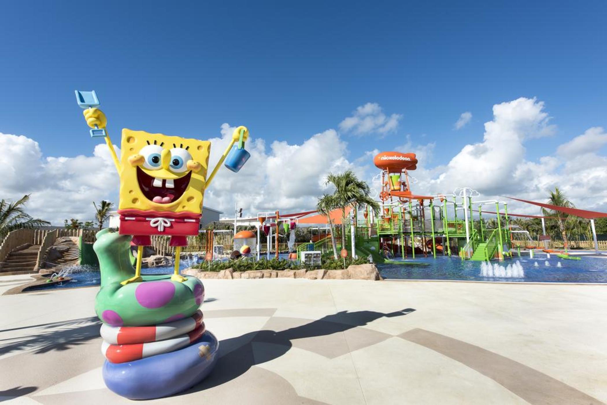 Nickelodeon Hotels & Resorts Punta Cana Exteriér fotografie SpongeBob SquarePants at the water park